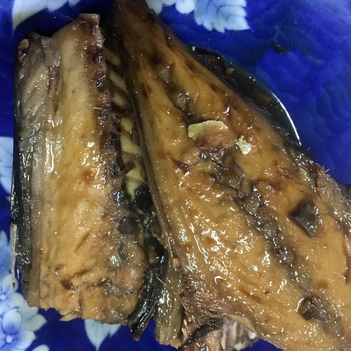 青魚で元気にサバ煮付け